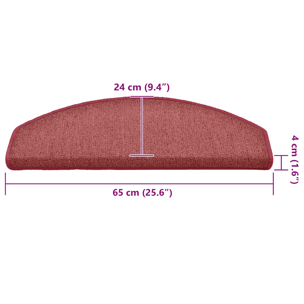 Self-adhesive Stair Mats 30 pcs 65 x 24 x 4 cm Non-Slip