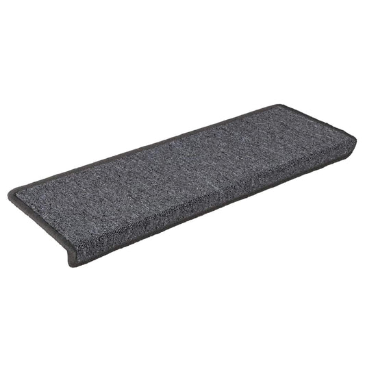 Stair Mats 30 pcs 65x21x4 cm Dark Grey Rectangular Edge