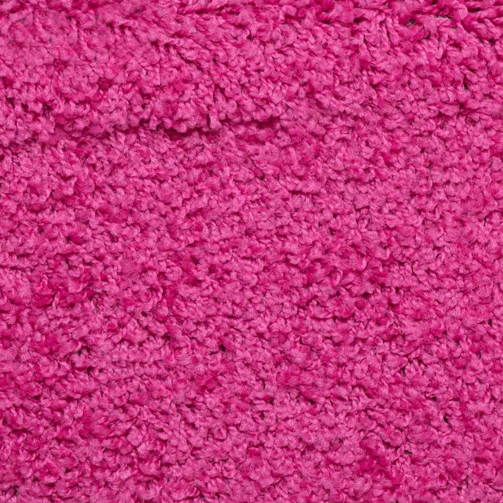 Stair Mats 30 pcs 56x17x3 cm Pink Half Round