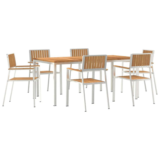 Outdoor Dining Set 7 pcs 180 x 90 x 75 cm