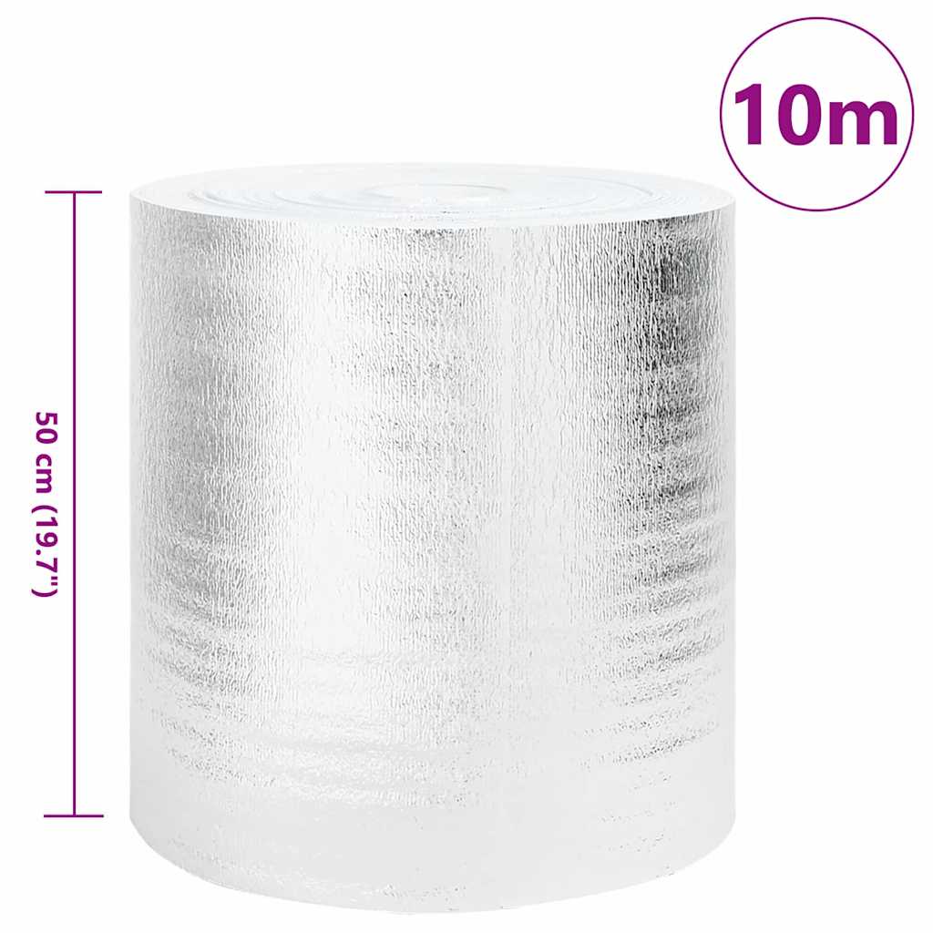 Radiator Heat Reflector Silver 10 x 0.5 m Polyethylene
