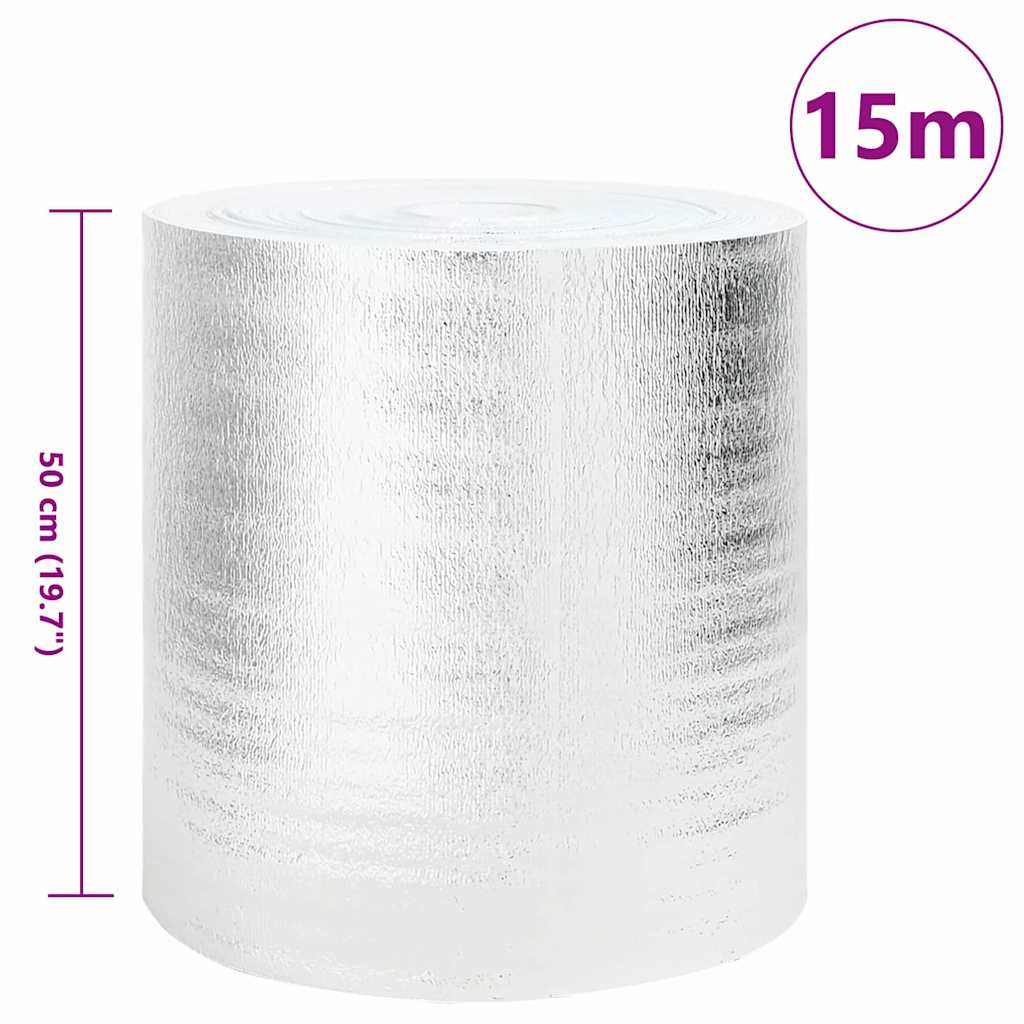 Radiator Heat Reflector Silver 15 x 0.5 m Polyethylene