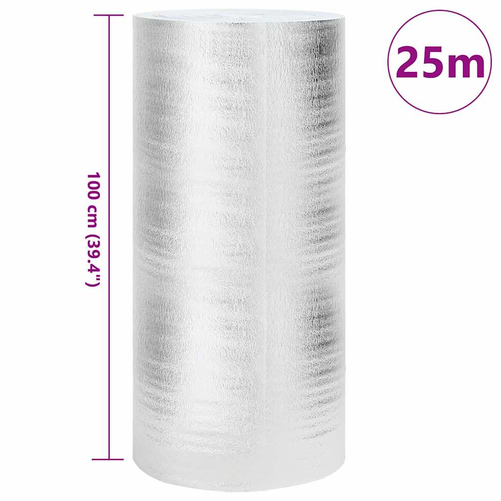 Radiator Heat Reflector Silver 25 x 1 m Polyethylene