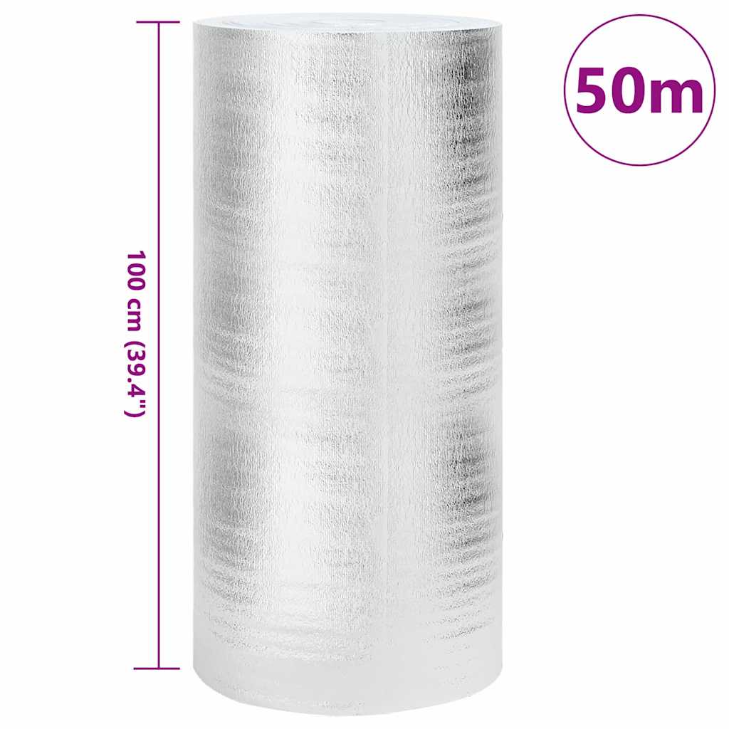 Radiator Heat Reflector Silver 50 x 1 m Polyethylene