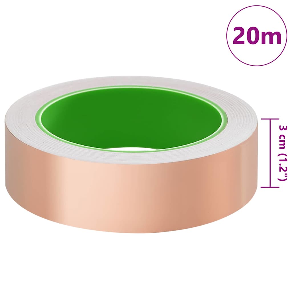 Double-Sided Copper Tape for Snail Protection 6 pcs
