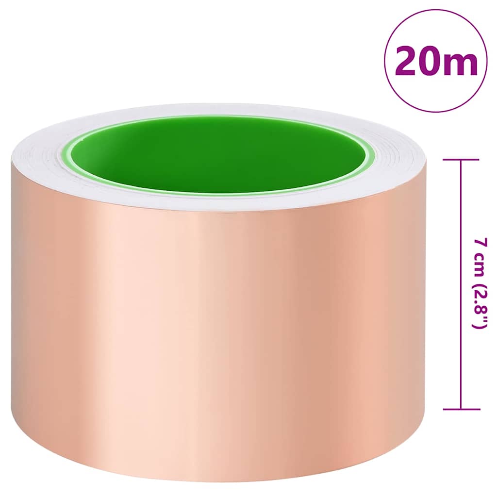 Double-Sided Copper Tape for Snail Protection 6 pcs