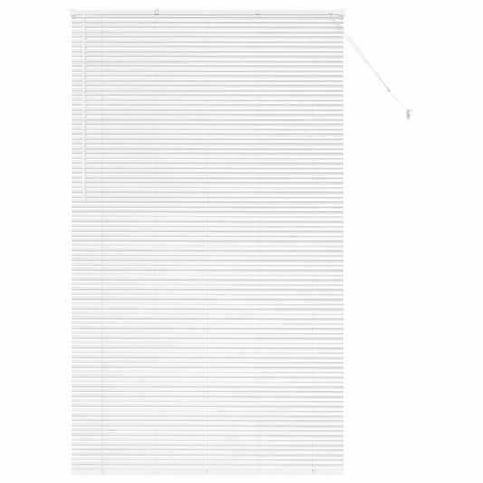 Venetian Blinds White 220 x 125 cm Aluminium