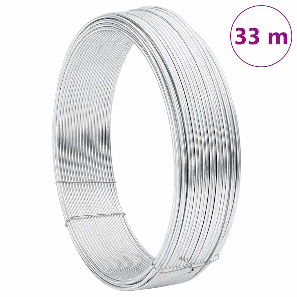 Fence Binding Wire Silver 33 m Hot dip galvanized wire