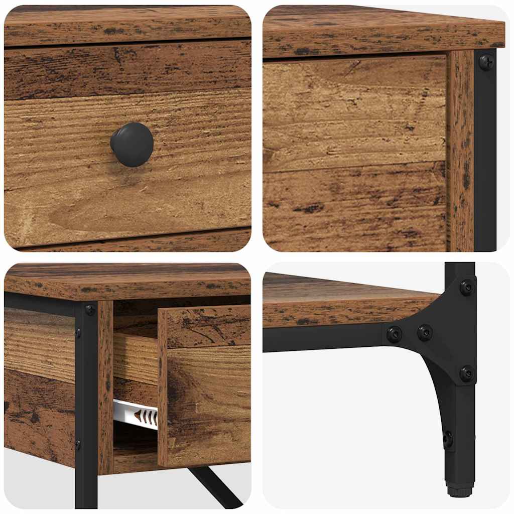 Console Table with Drawer with Shelf Other Old wood