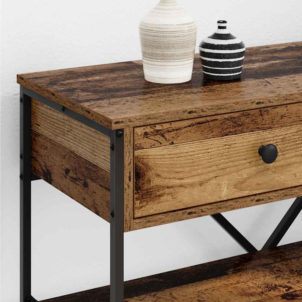 Console Table with Drawer with Shelf Other Old wood
