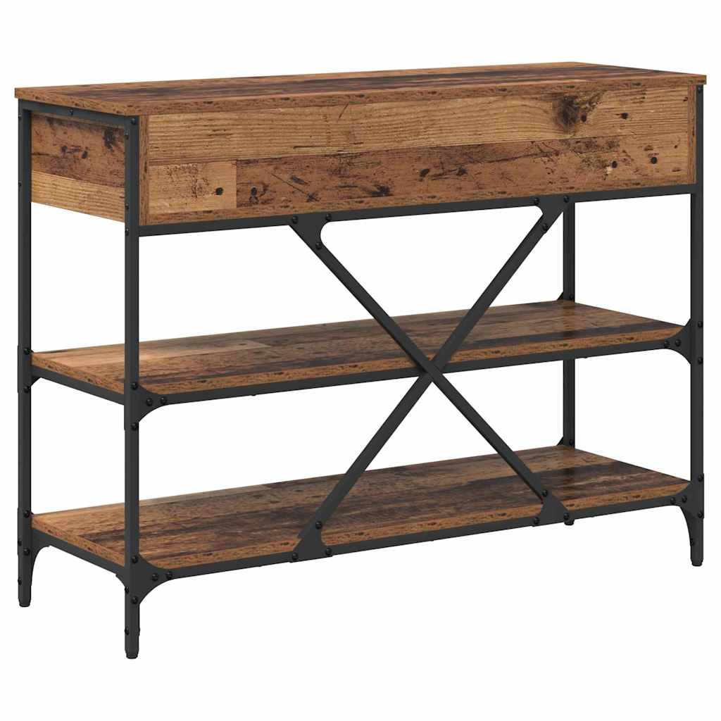 Console Table with Drawer with Shelf Other Old wood