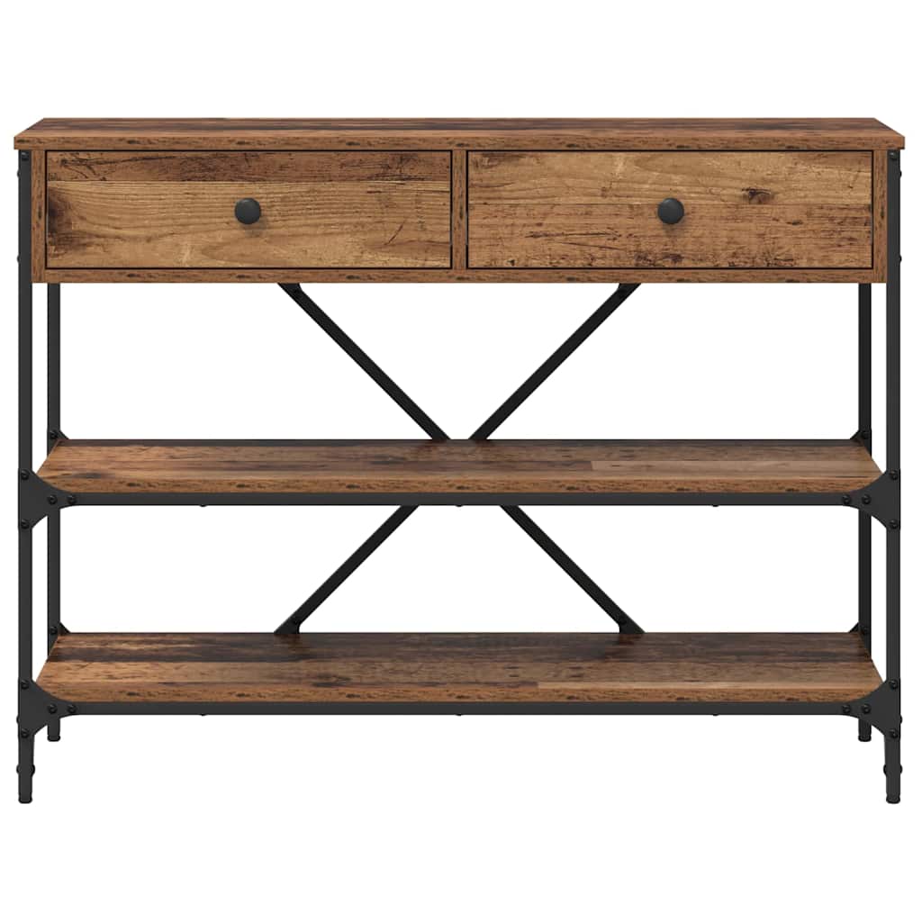 Console Table with Drawer with Shelf Other Old wood