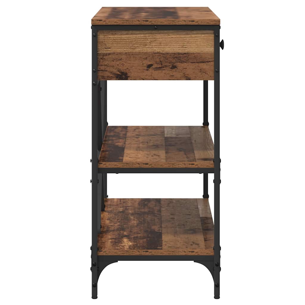 Console Table with Drawer with Shelf Other Old wood