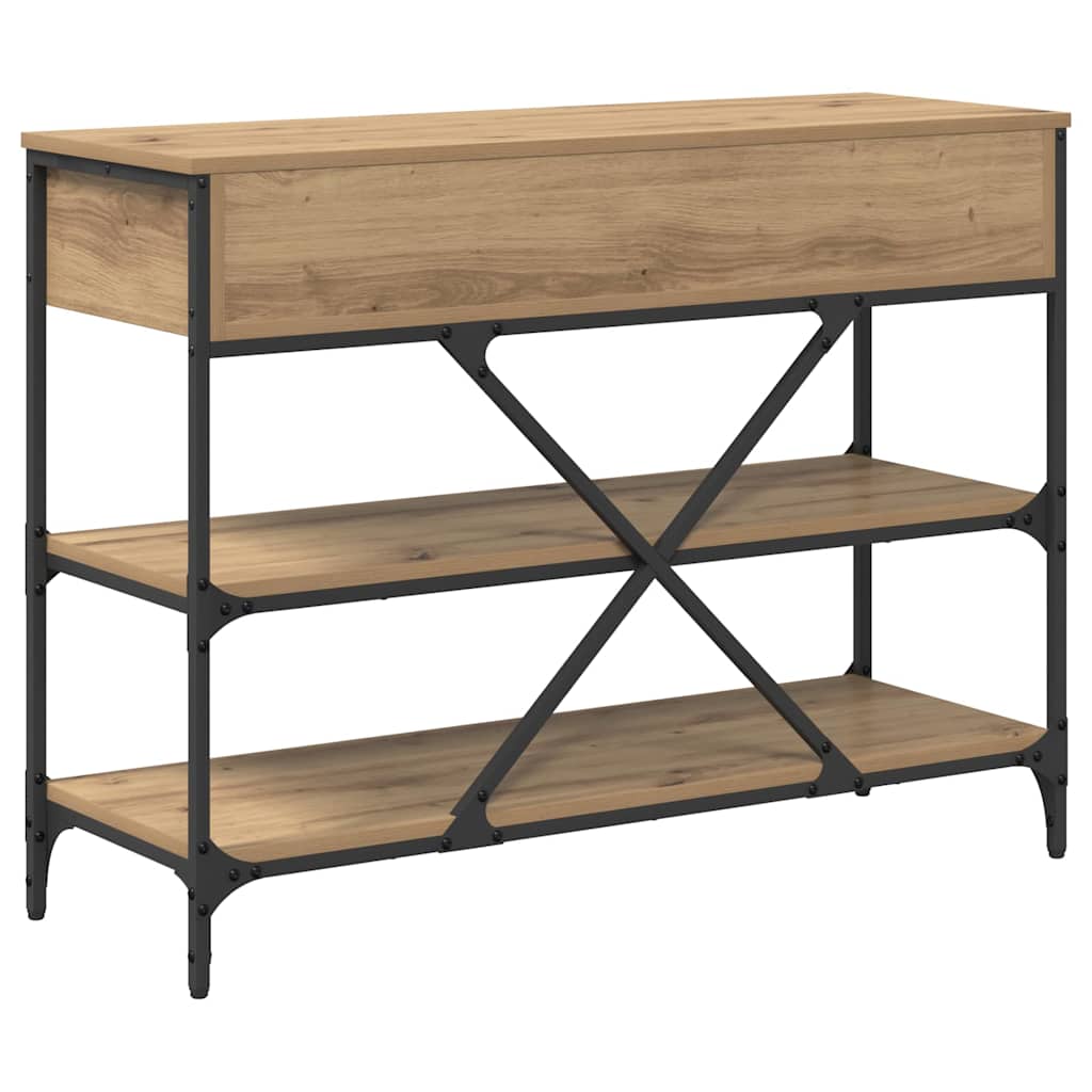 Console Table with Drawer with Shelf Other Artisan oak