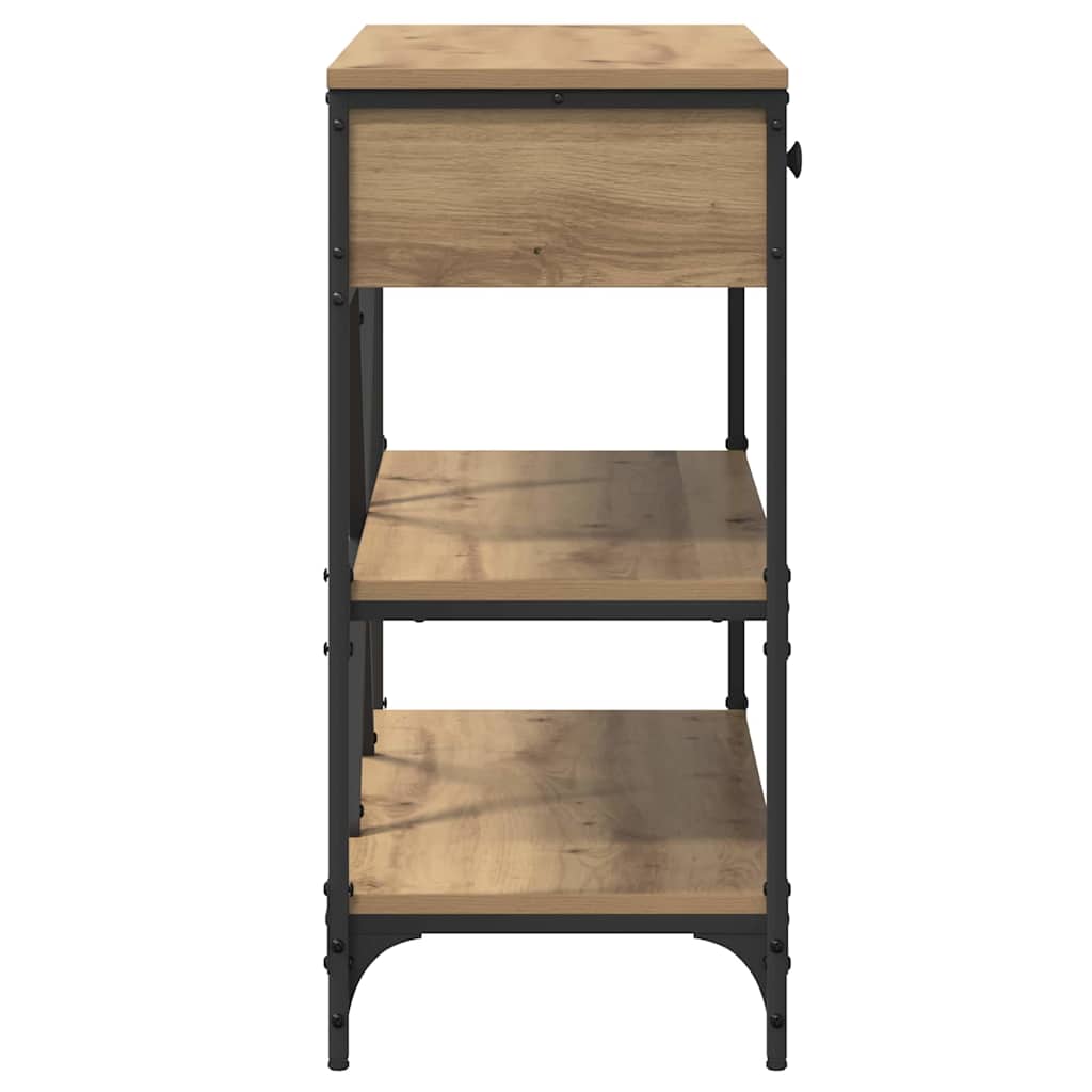 Console Table with Drawer with Shelf Other Artisan oak