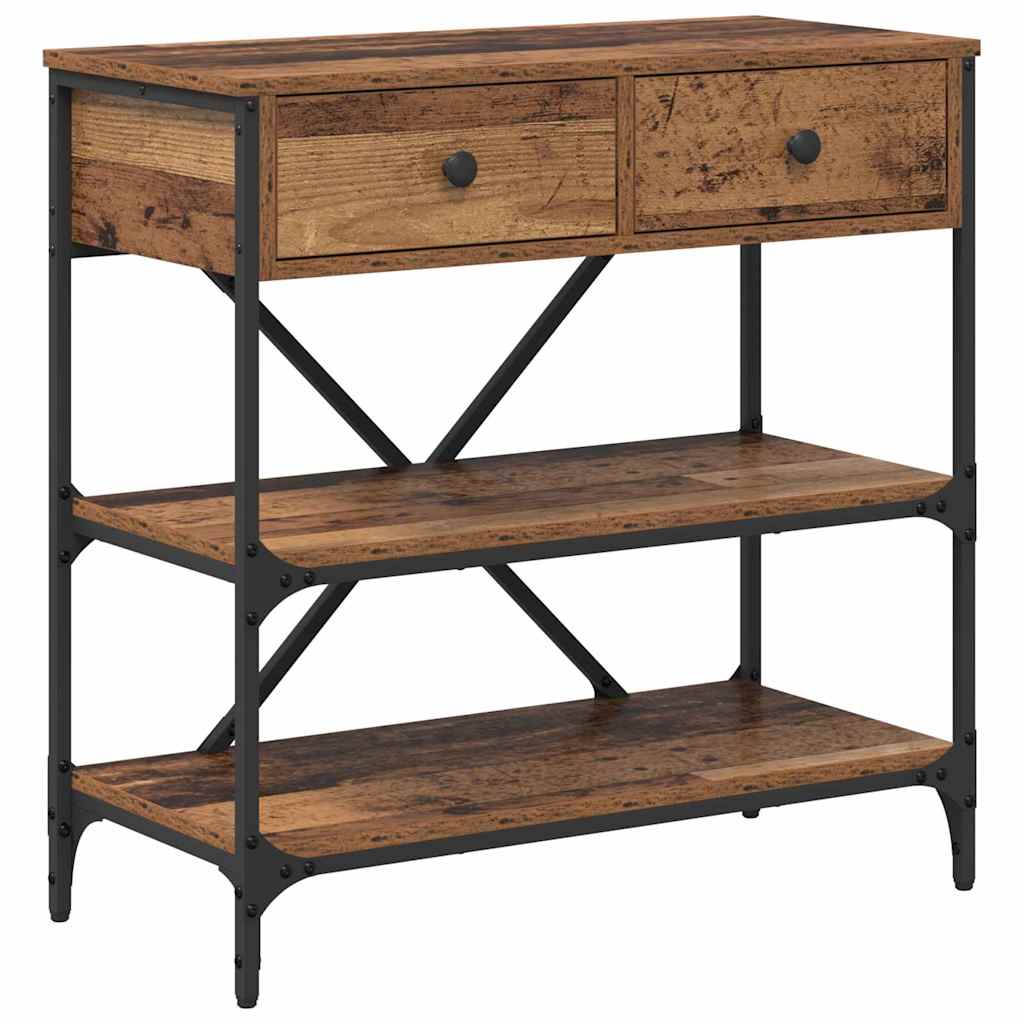 Console Table with Drawer with Shelf Other Old wood