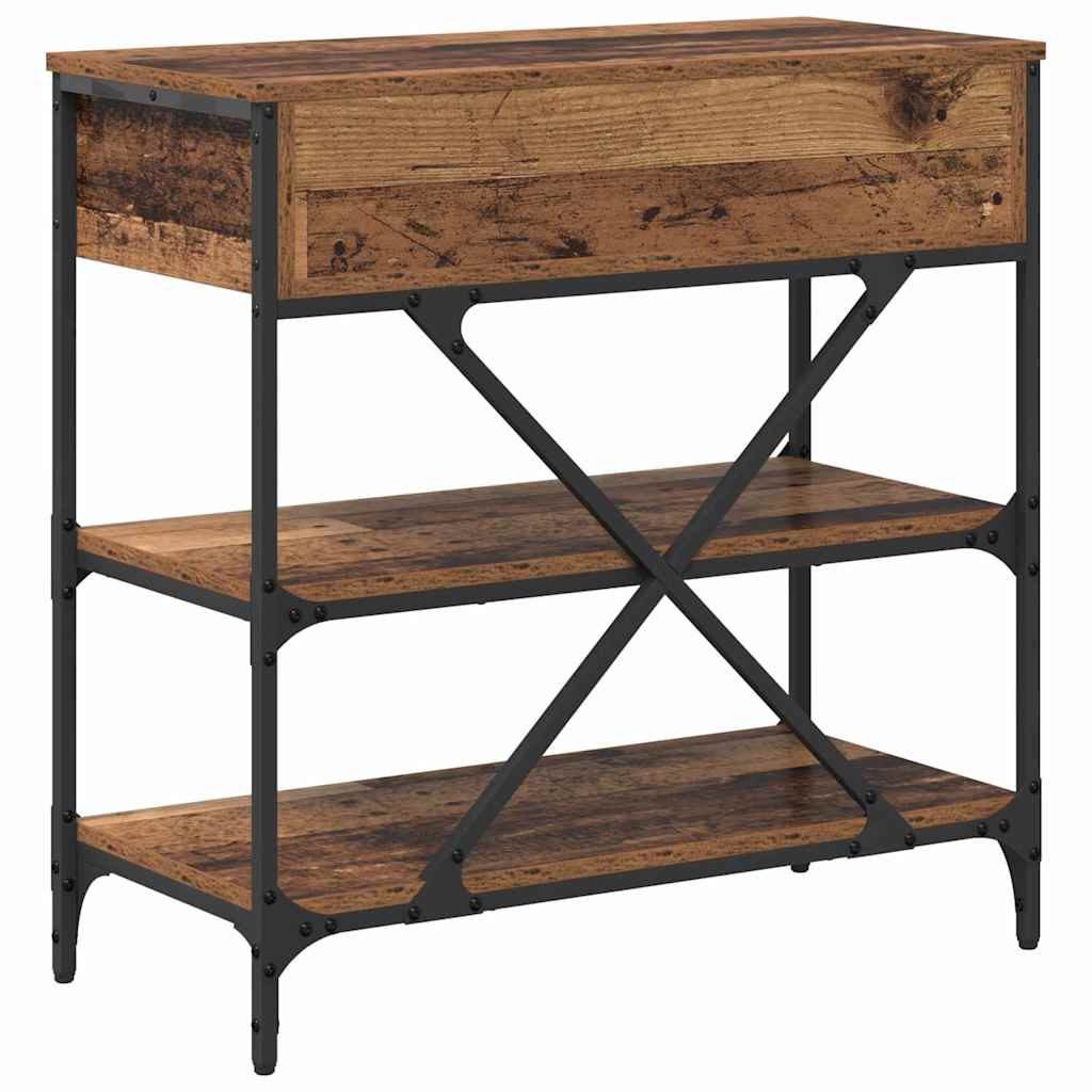 Console Table with Drawer with Shelf Other Old wood