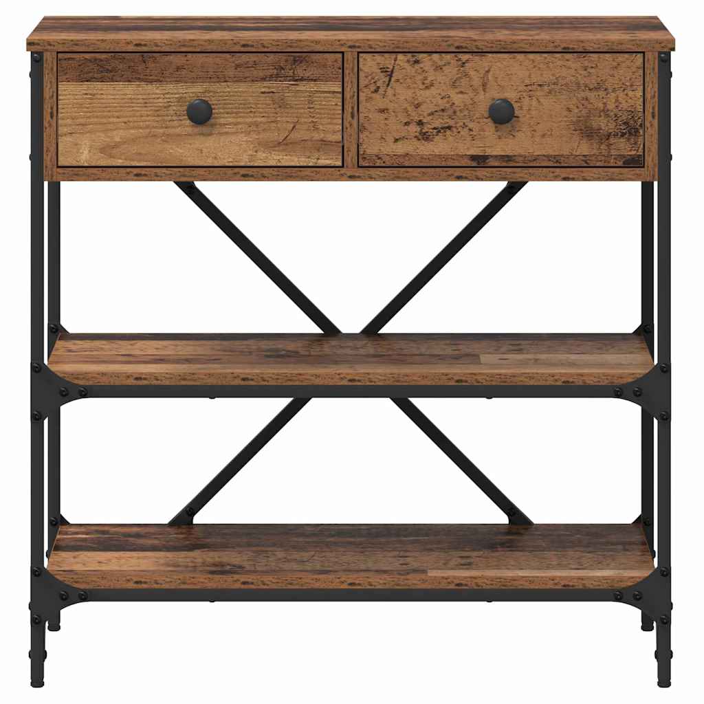 Console Table with Drawer with Shelf Other Old wood