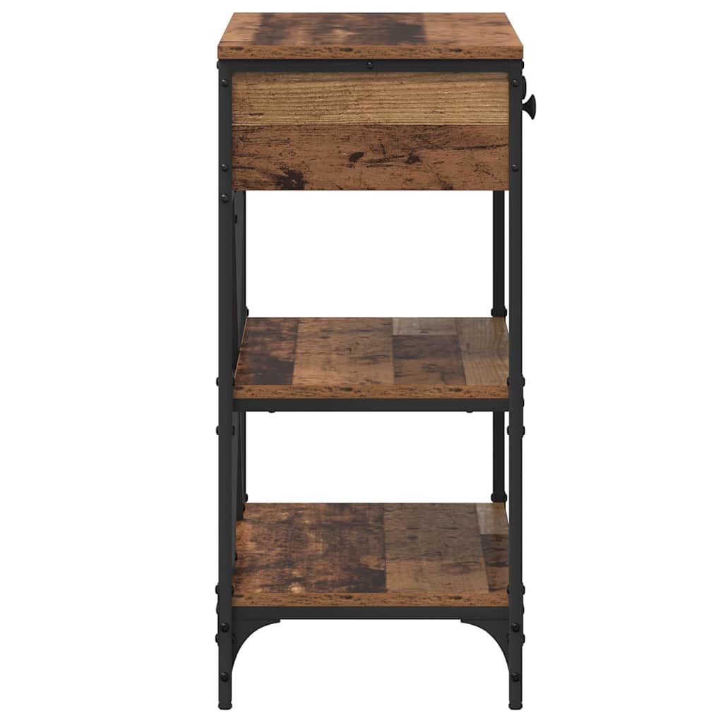 Console Table with Drawer with Shelf Other Old wood