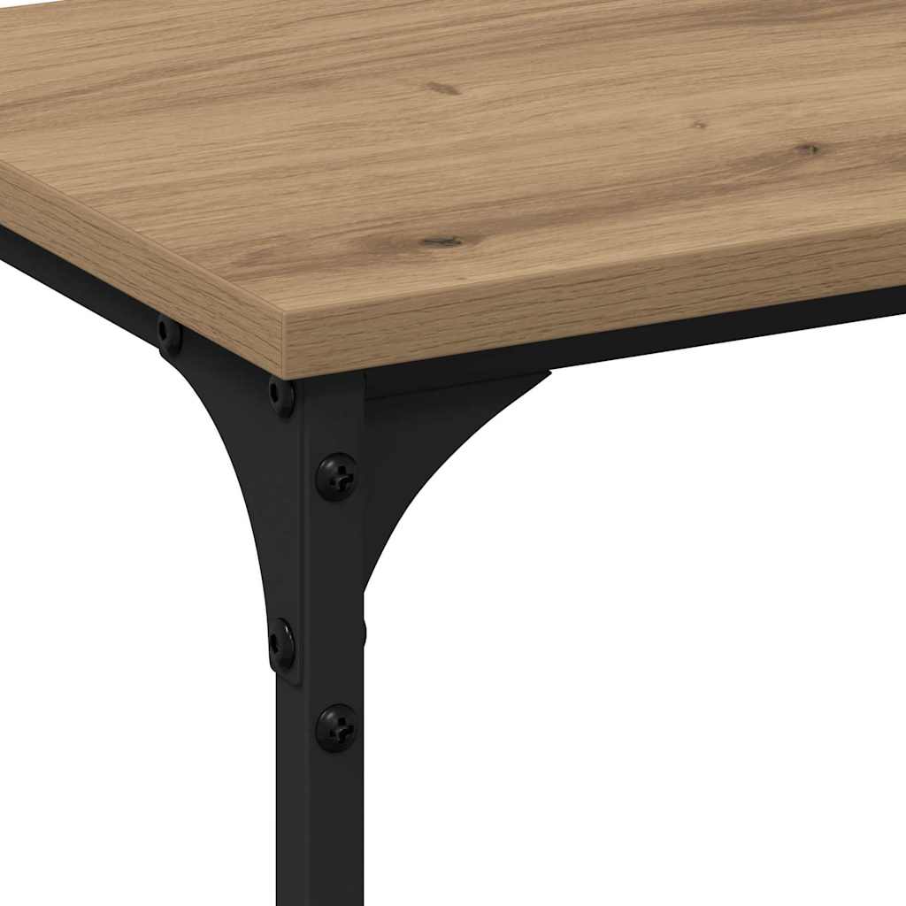 Console Table with Shelf Artisan oak 200 x 29 x 75 cm