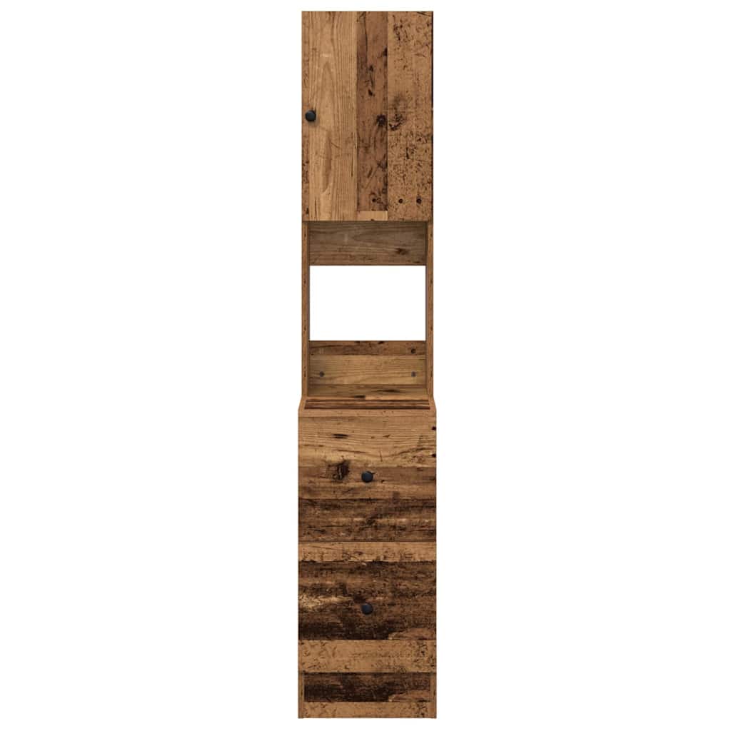 Kitchen Cabinet with Drawer with Shelf Old wood Engineered wood