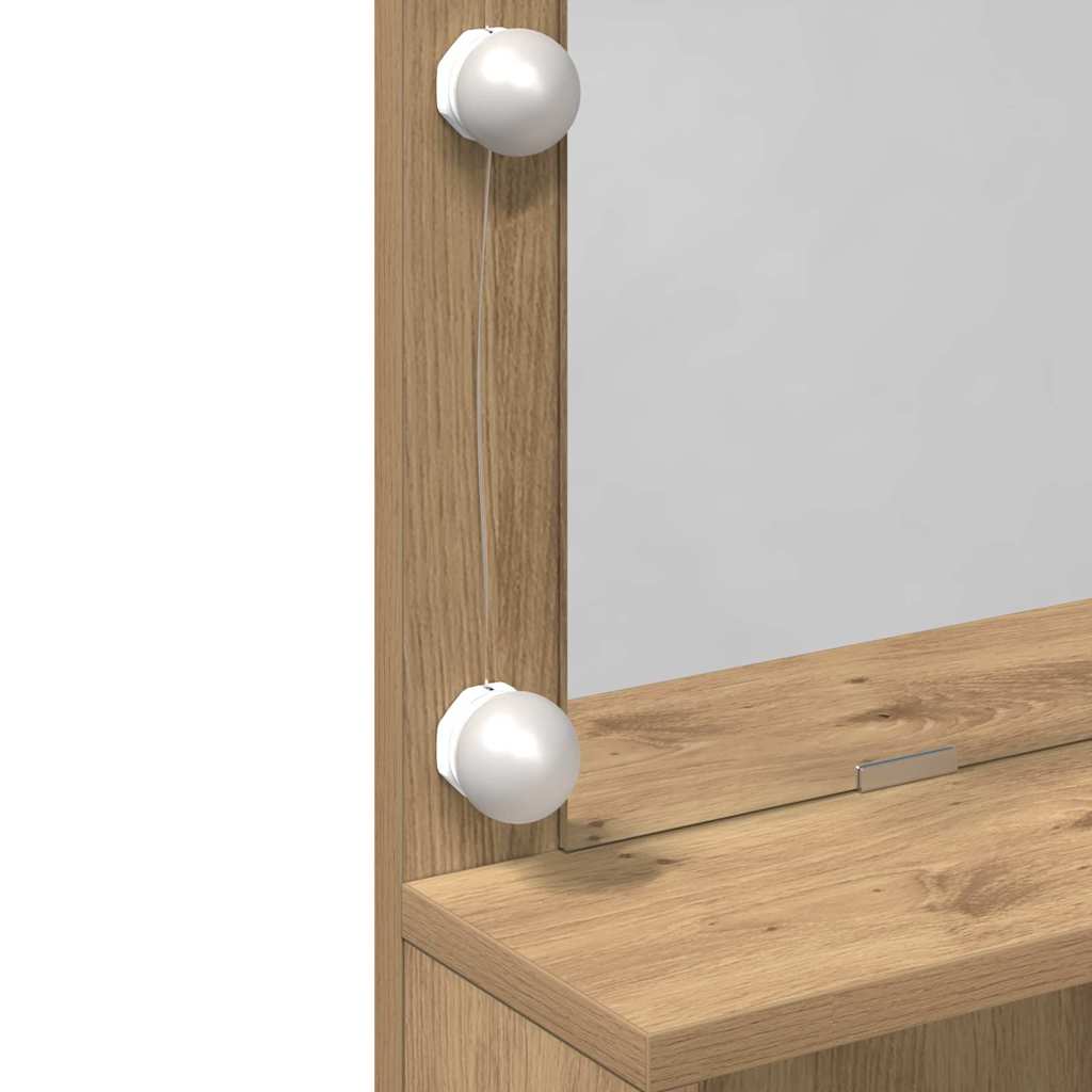 Dressing Table Artisan Oak 80 x 41 x 134.5 cm Engineered Wood