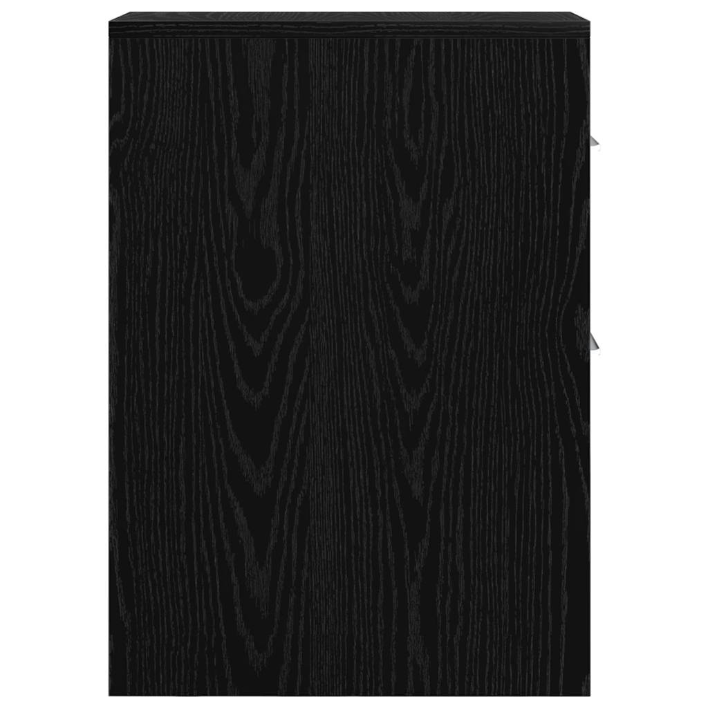 Slim Bathroom Cupboard Black oak 22 x 44 x 61.5 cm