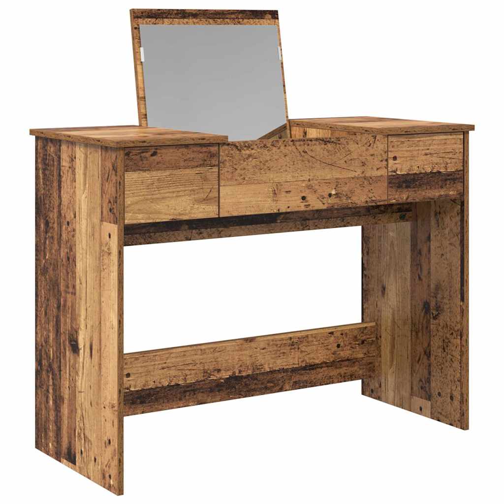Dressing Table Old wood 100 x 45 x 76 cm Engineered Wood