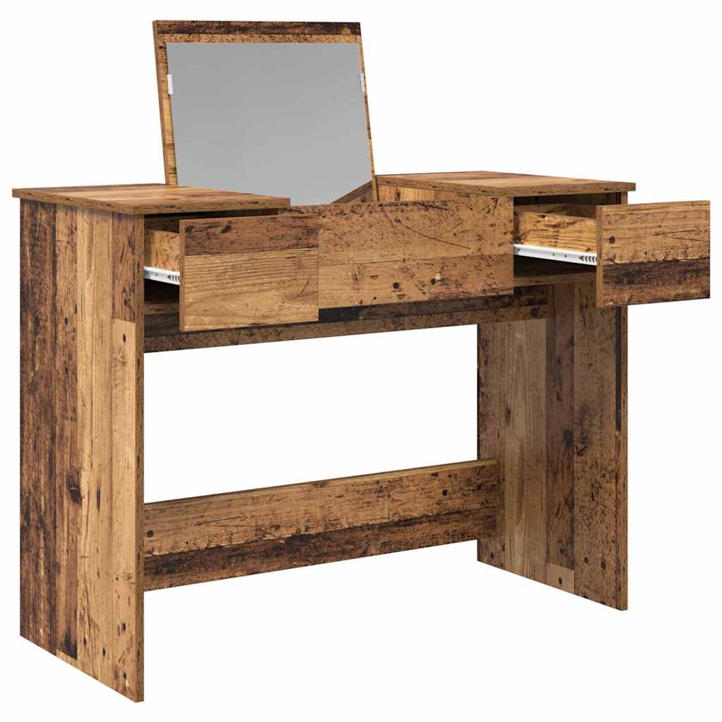Dressing Table Old wood 100 x 45 x 76 cm Engineered Wood