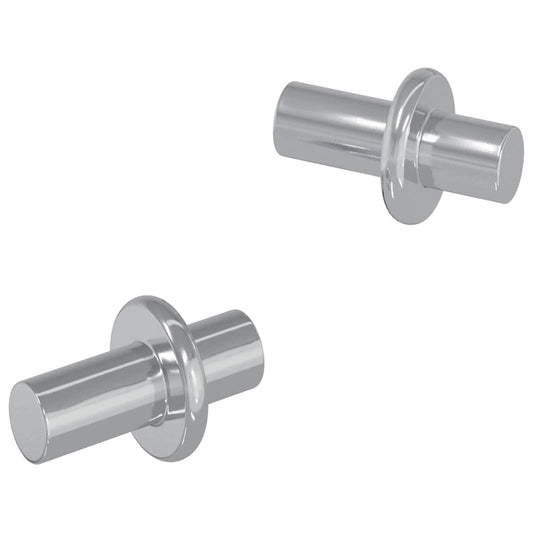 Shelf Peg 2 pcs Silver 8.6 x 8.6 x 14.6 mm Steel