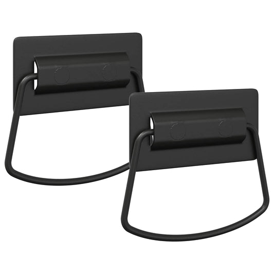 Cabinet Handles 2 pcs Black 85 x 45 mm Metal