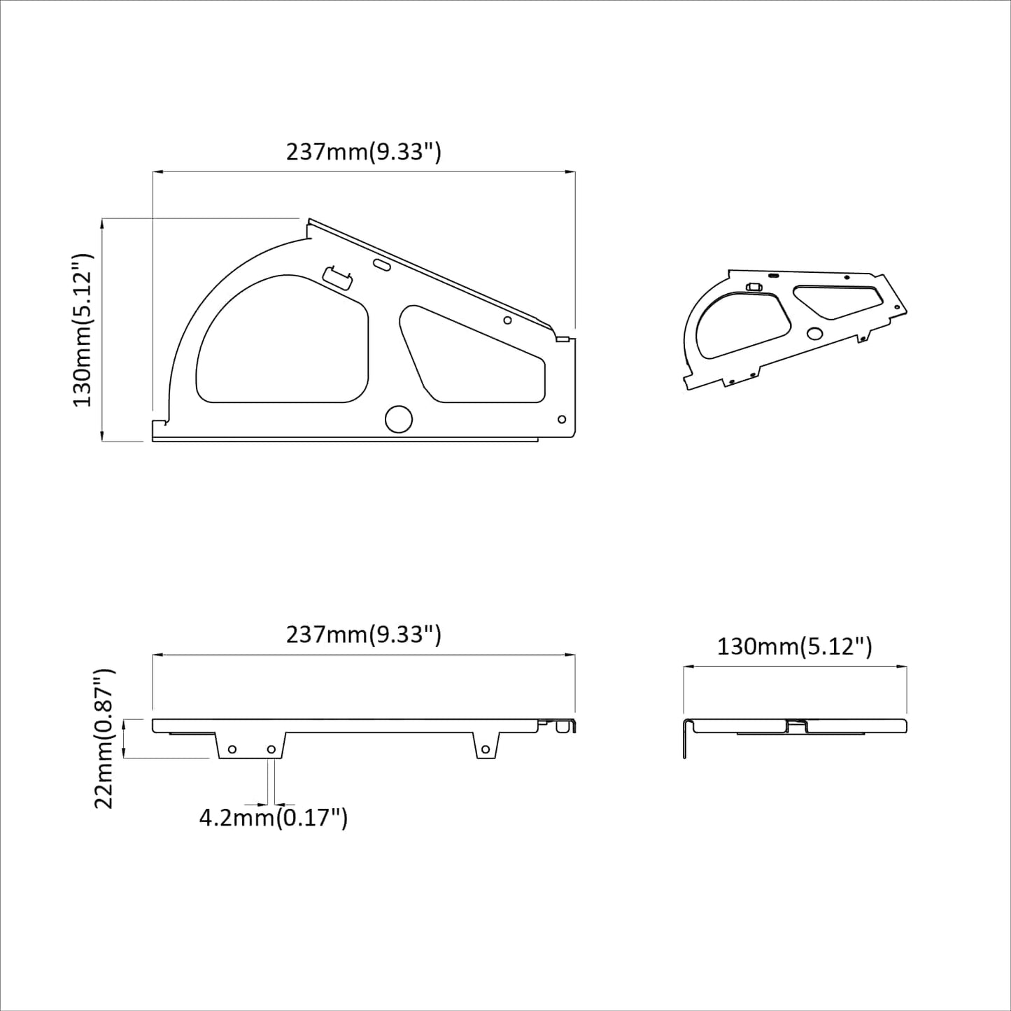 Flip Drawer Hinge 12 pcs Silver 235 x 155 x 30 mm Iron