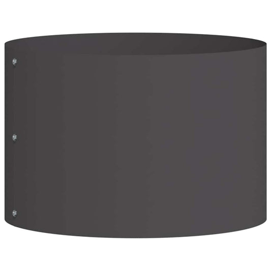 Planter Ring Black 30 x 30 x 20 cm Cold-rolled Steel