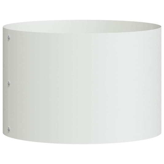 Planter Ring White 30 x 30 x 20 cm Cold-rolled Steel