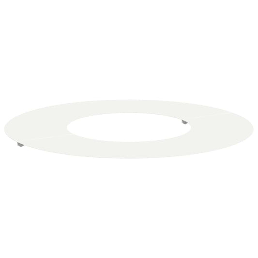 suitable for Flat Tree Ring White Ø30/60 cm Steel