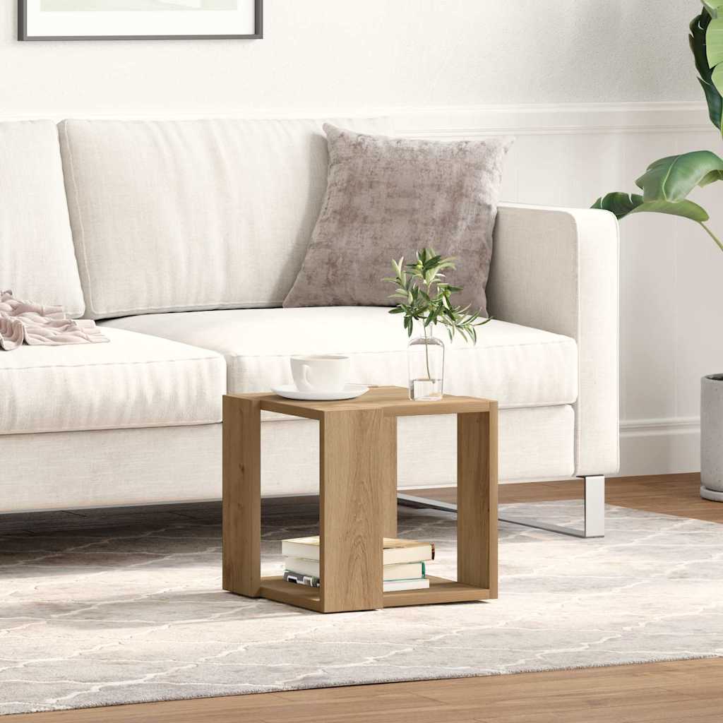Coffee Table Artisan oak 32 x 32 x 30 cm Engineered wood
