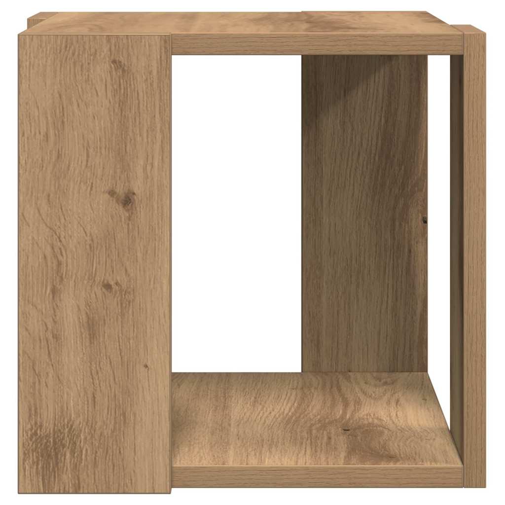 Coffee Table Artisan oak 32 x 32 x 30 cm Engineered wood
