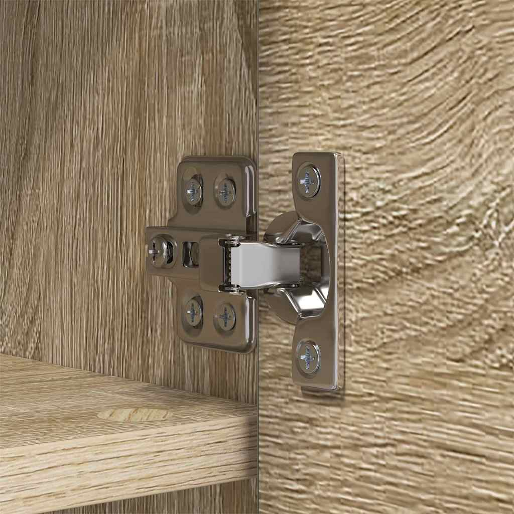 Wall-Mounted Coat Rack Wall-Mounted Sonoma Oak 80 x 20 x 30 cm