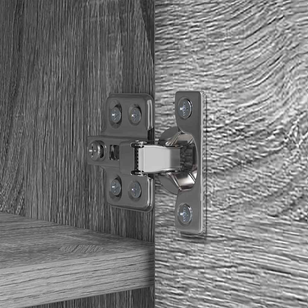 Wall-Mounted Coat Rack Wall-Mounted Grey Sonoma 80 x 20 x 30 cm