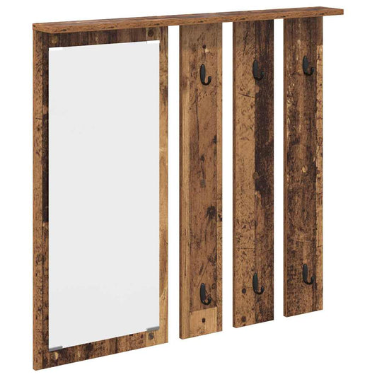 Wall-Mounted Coat Rack Wall-Mounted Old wood 84 x 10 x 80 cm