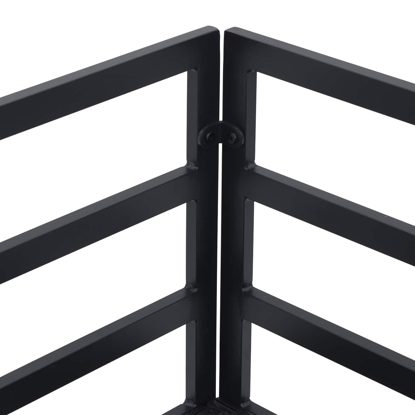Garden Sofa Set 11 pcs Black Aluminium