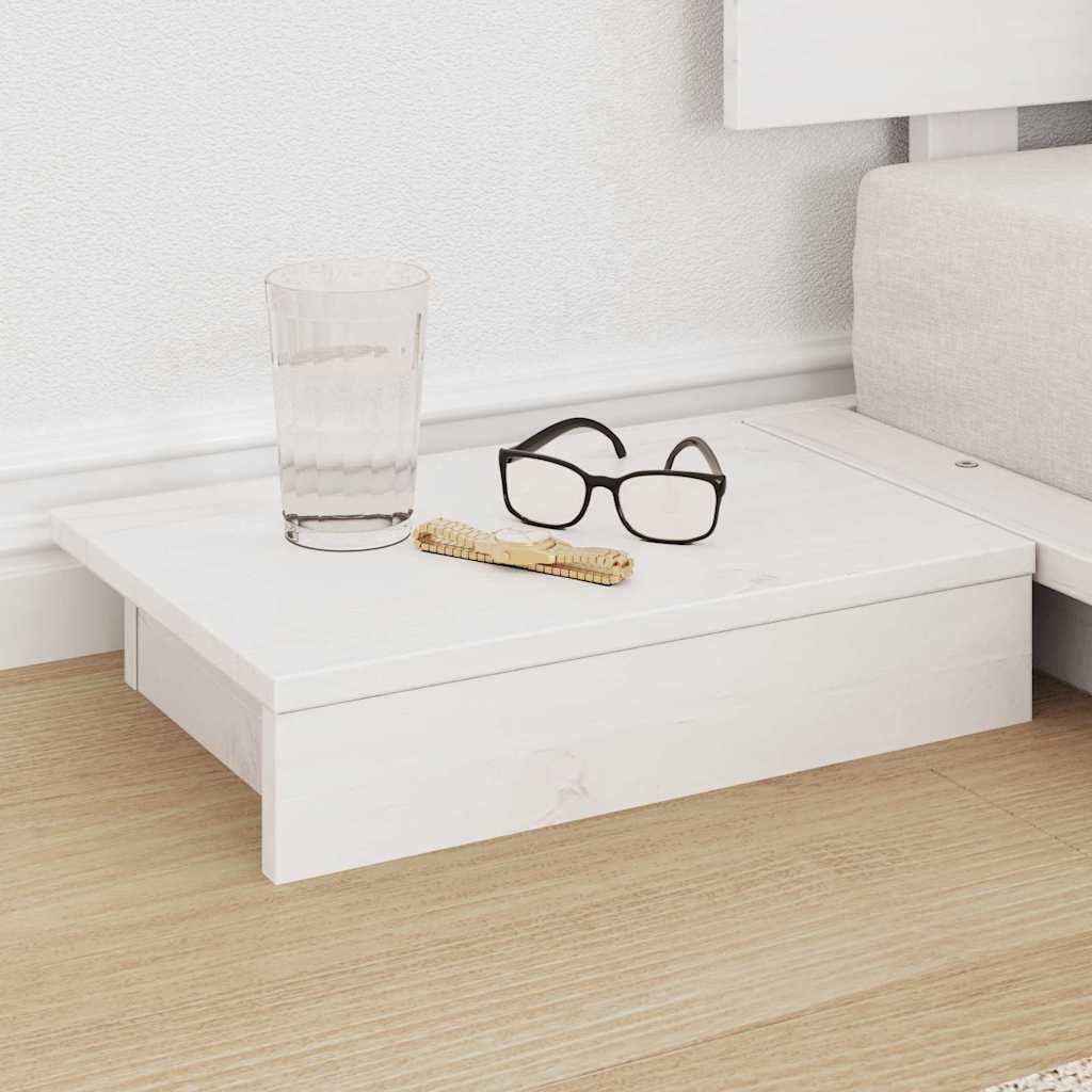 Bed Frame White 90 x 190 cm Wood