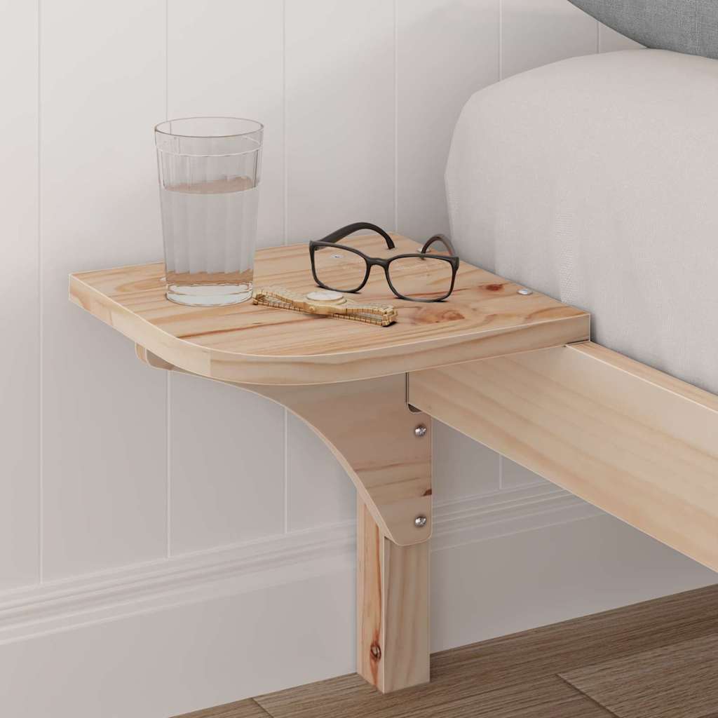 Bed Frame with Bedside Tables Brown 160 x 200 cm Brown