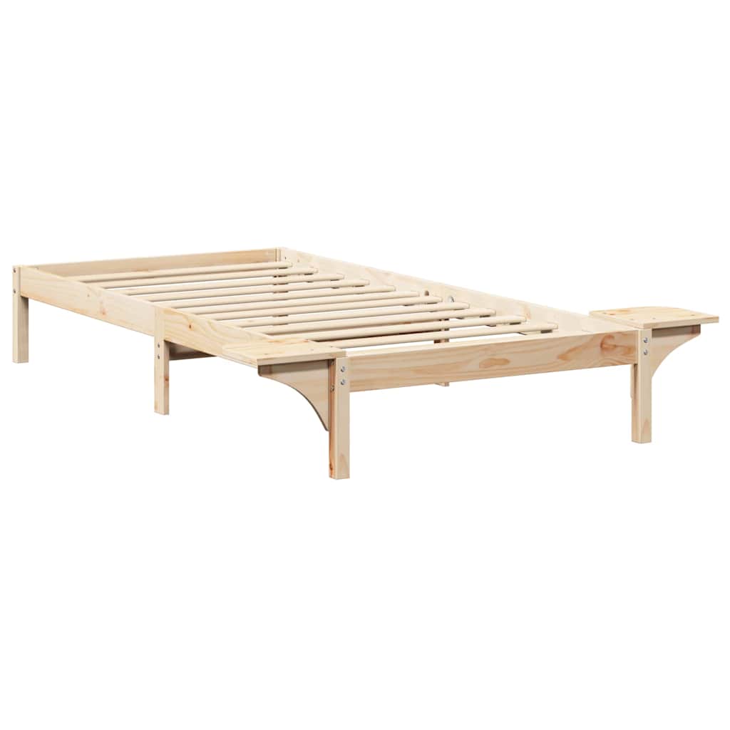Bed Frame with Bedside Tables Brown 80 x 200 cm Brown