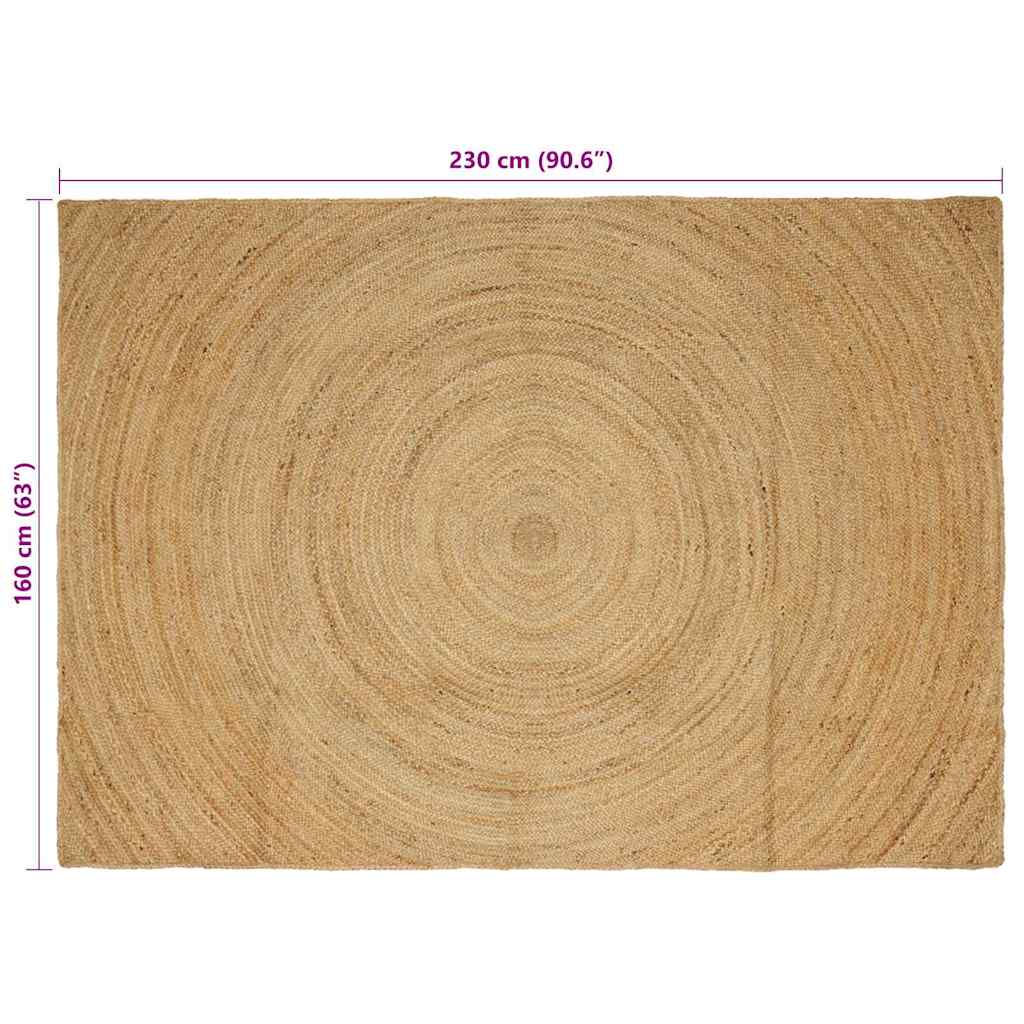 Area Rugs Natural 160 x 230 cm Jute