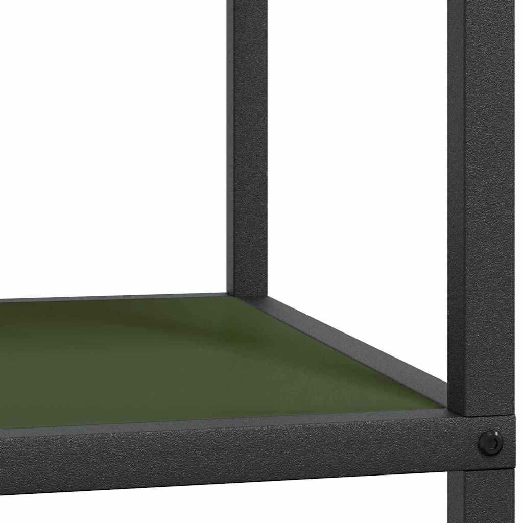 Kitchen Storage Shelf with Shelf with Storage Olive green Steel