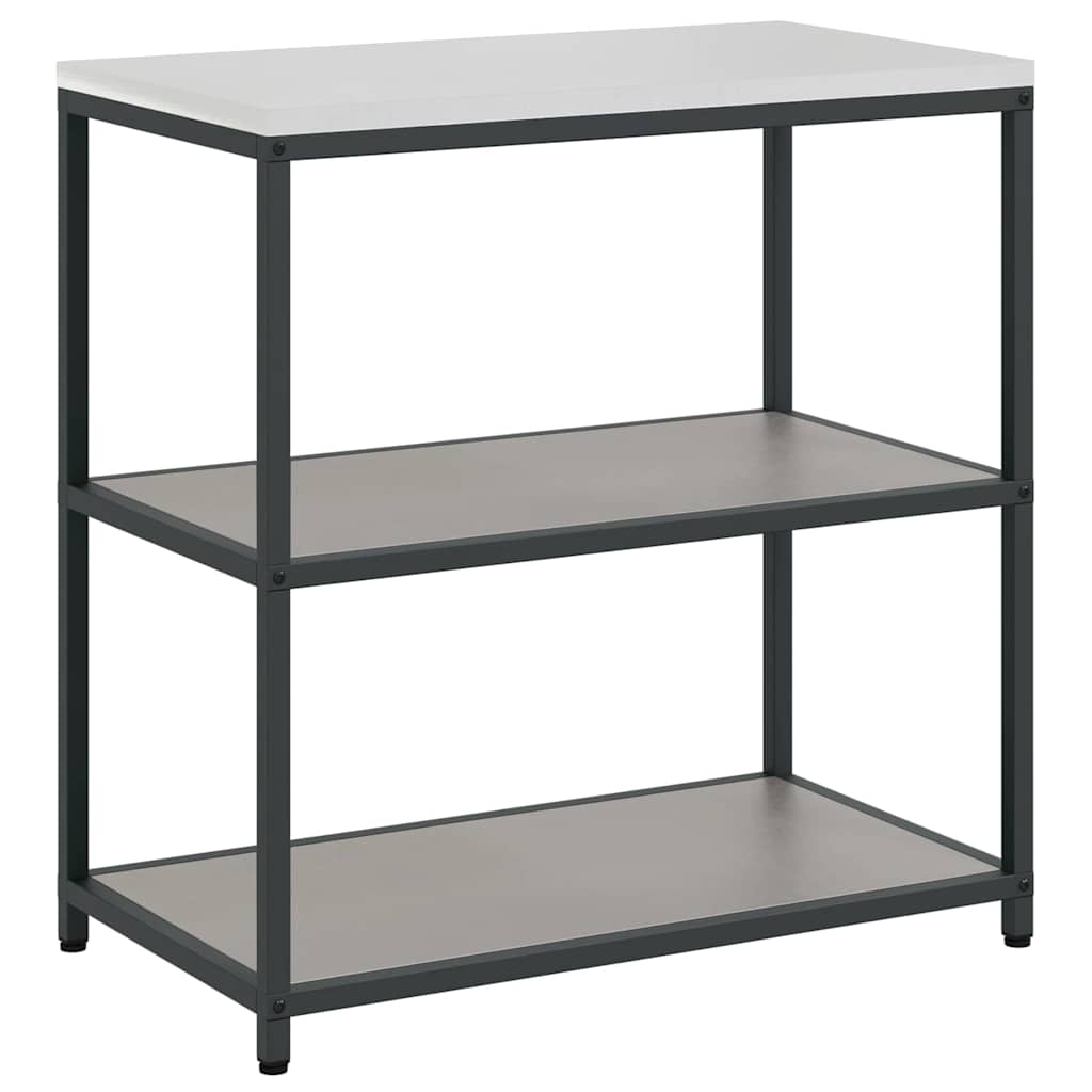 Kitchen Storage Shelf with Shelf Rusty Weathering steel