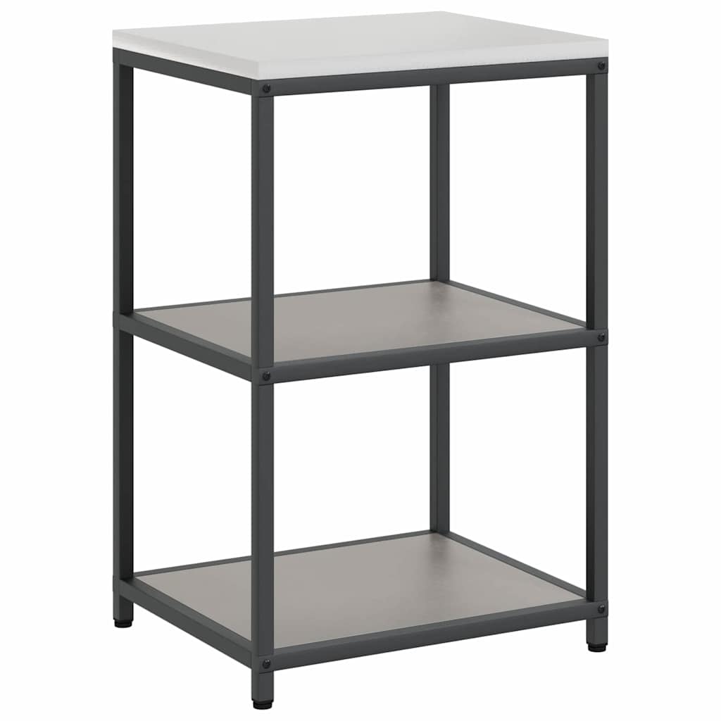 Kitchen Storage Shelf with Shelf Rusty Weathering steel