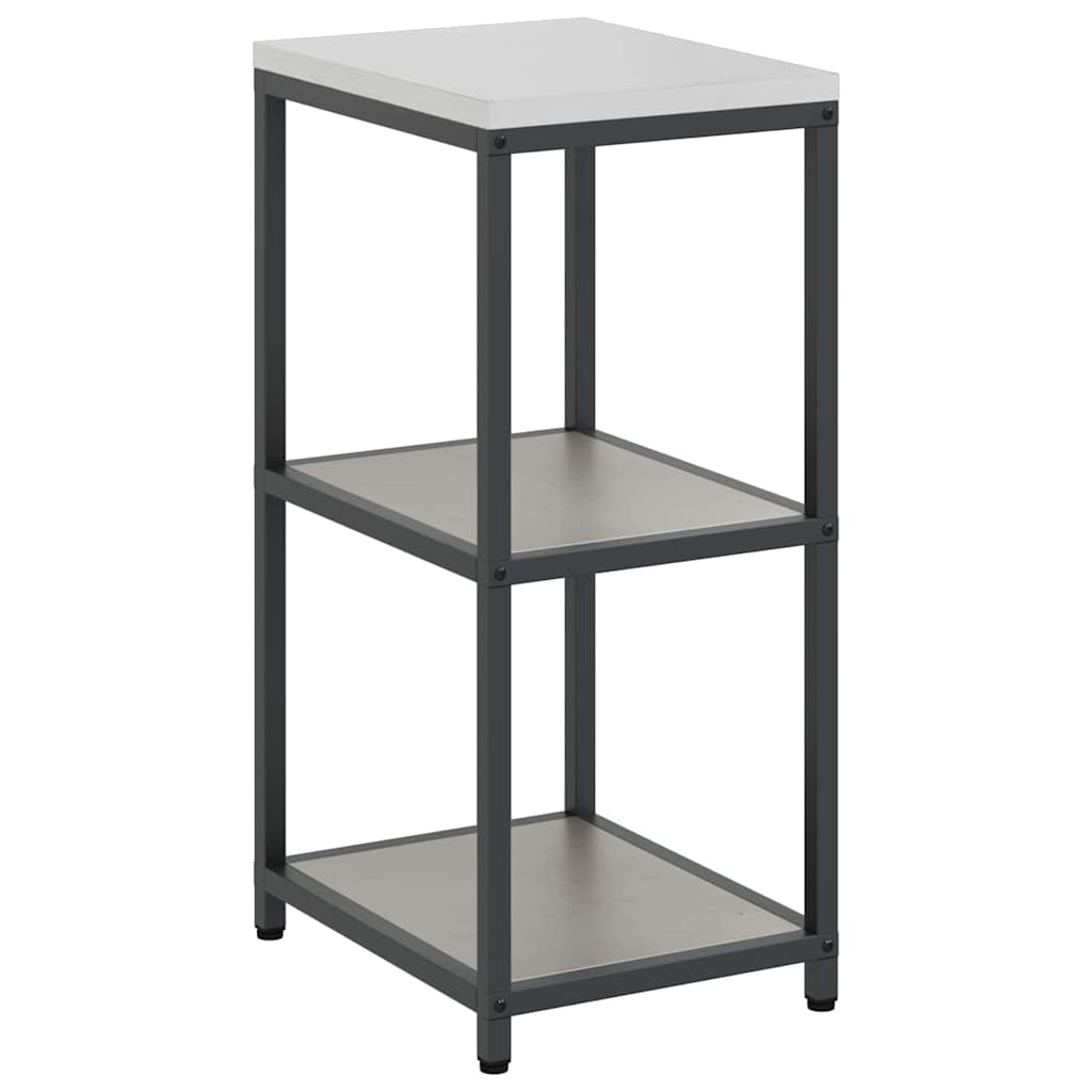 Kitchen Storage Shelf with Shelf Rusty Weathering steel