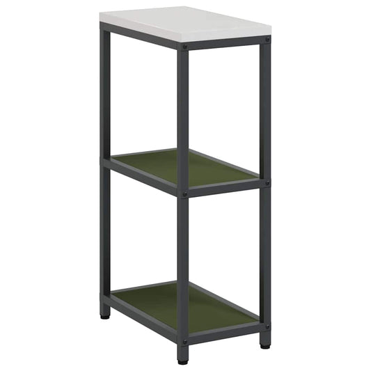 Kitchen Shelving Unit HATTEM Olive Green 30 x 50 x 92 cm Steel